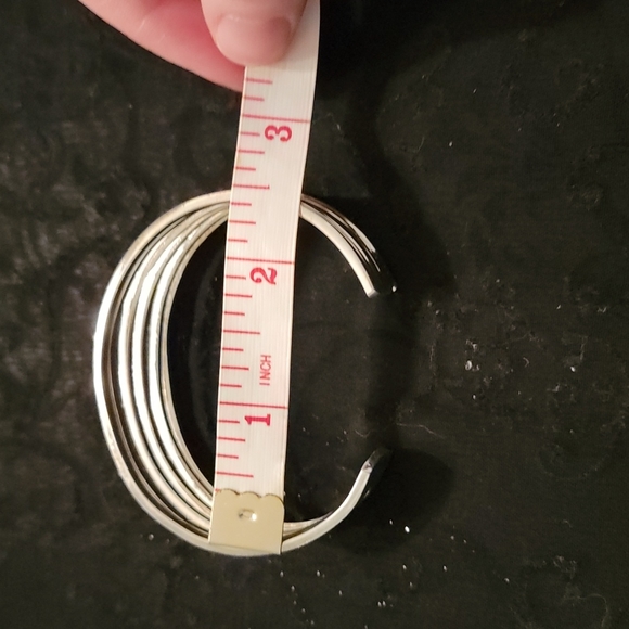Silver Cuff Style Bracelet - Picture 3 of 4